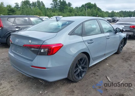 2023 Honda Civic Sport z USA, uszkodzony, nr VIN 2HGFE2F51PH547134